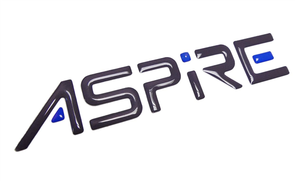 3D Schriftzug "ASPIRE"