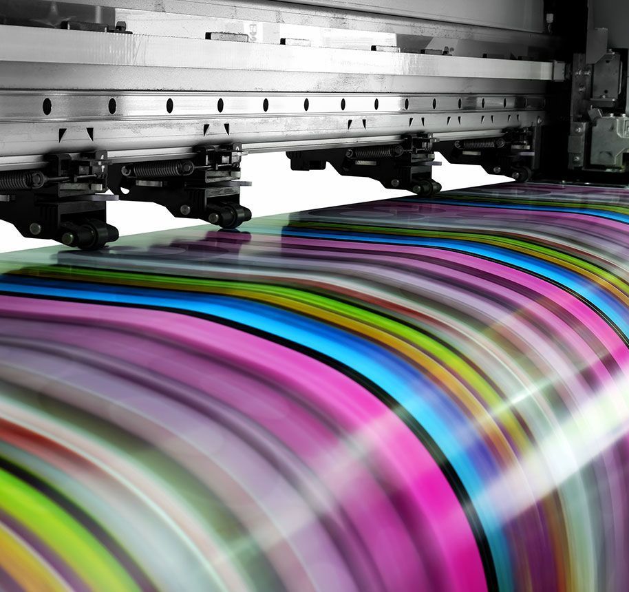 Digitaldruck auf selbstklebender Folie